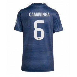 Real Madrid Eduardo Camavinga #6 Udebanetrøje Dame 2025-26 Kortærmet